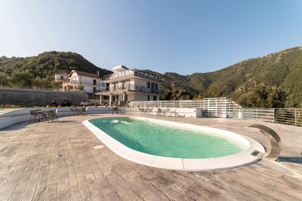 סלרנו Appartamento Emma Con Piscina - Vista Mare"Tenuta Croce" מראה חיצוני תמונה